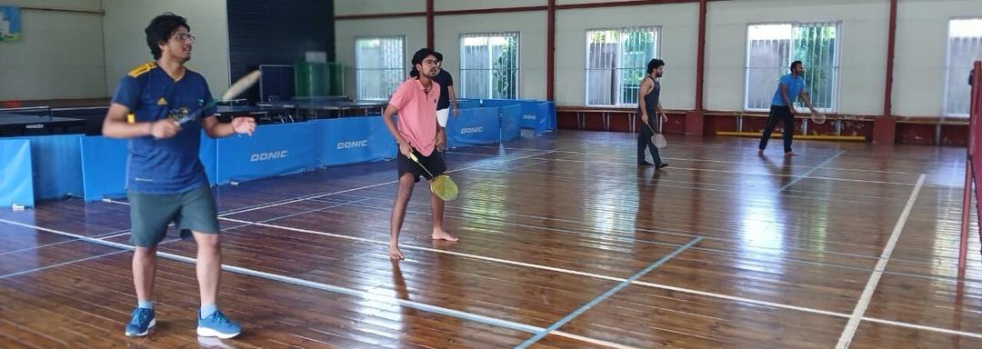 Badminton club activity