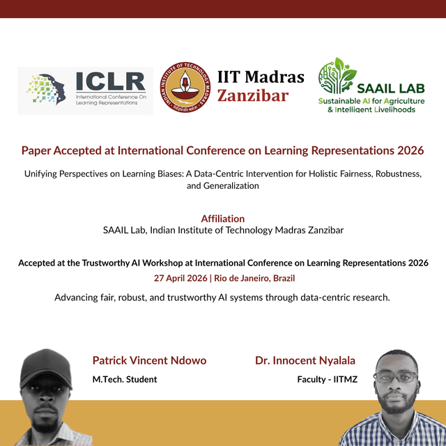 Research poster for Dr. Innocent Nyalala